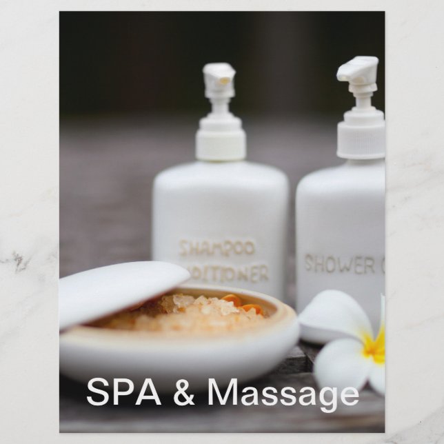 Prospectus 21,6 Cm X 24,94 Cm SPA set (Devant)