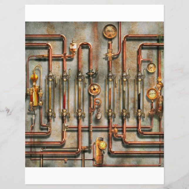 Prospectus 21,6 Cm X 24,94 Cm Steampunk (Devant)