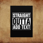 Prospectus 21,6 Cm X 24,94 Cm STRAIGHT OUTTA - your text here with custom text<br><div class="desc">STRAIGHT OUTTA - your text here with custom text</div>