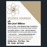 Prospectus 21,6 Cm X 24,94 Cm Symbole d'atome, Publicité de cours de sciences<br><div class="desc">Dépliants de publicité de cours de sciences Symbole d'atome par The Business Card Store.</div>