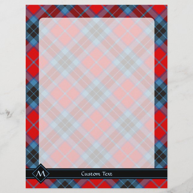 Prospectus 21,6 Cm X 24,94 Cm Tartan Clan MacTavish (Devant)