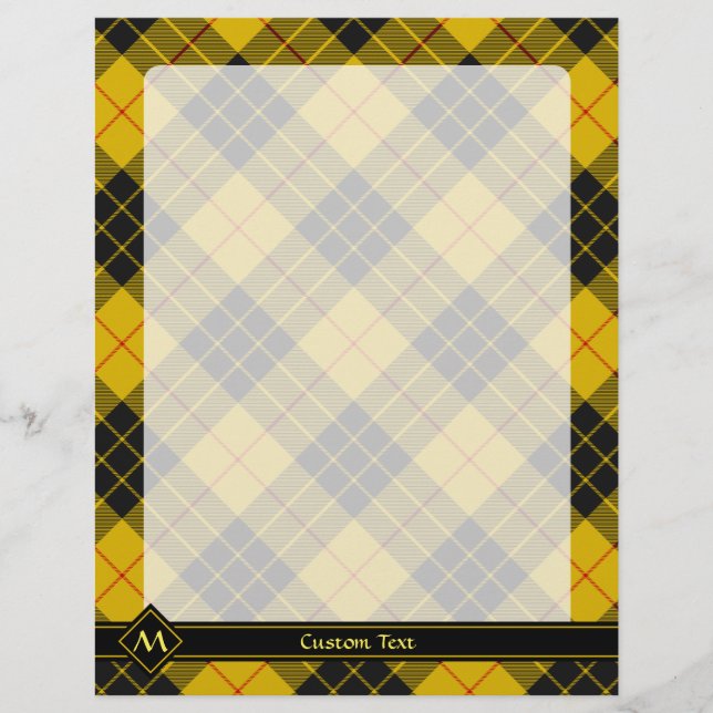 Prospectus 21,6 Cm X 24,94 Cm Tartan du Clan Macleod de Lewis (Devant)