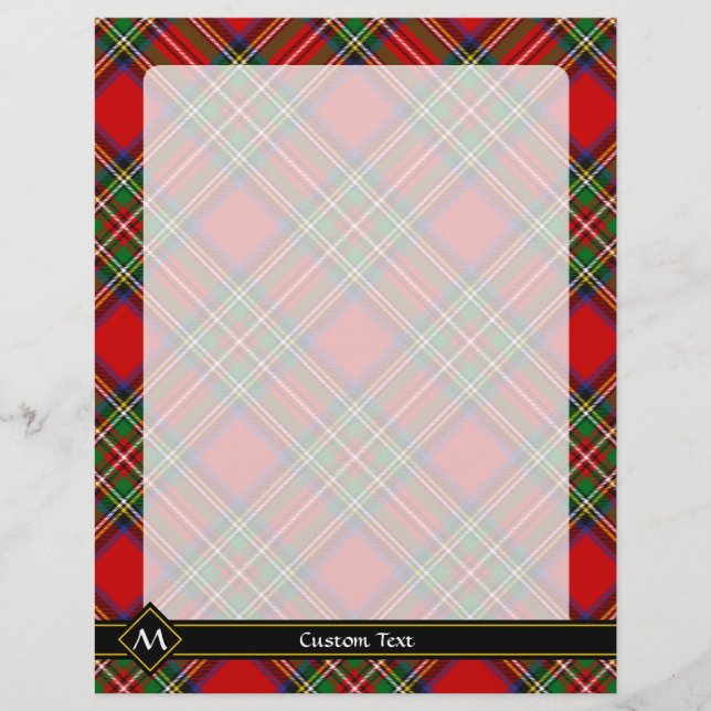 Prospectus 21,6 Cm X 24,94 Cm Tartan Royal Stewart (Devant)