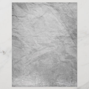 PROSPECTUS 21,6 CM X 24,94 CM TEMPS NUMÉRIQUE BLANC GRIS EN PAPIER CRUMPÉ