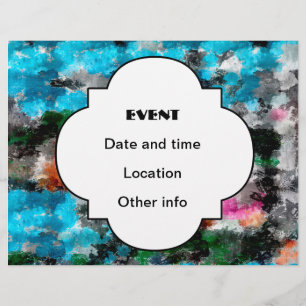 Prospectus 21,6 Cm X 24,94 Cm Texture colorée