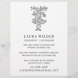 Prospectus 21,6 Cm X 24,94 Cm Therapist Counselor Online By Phone