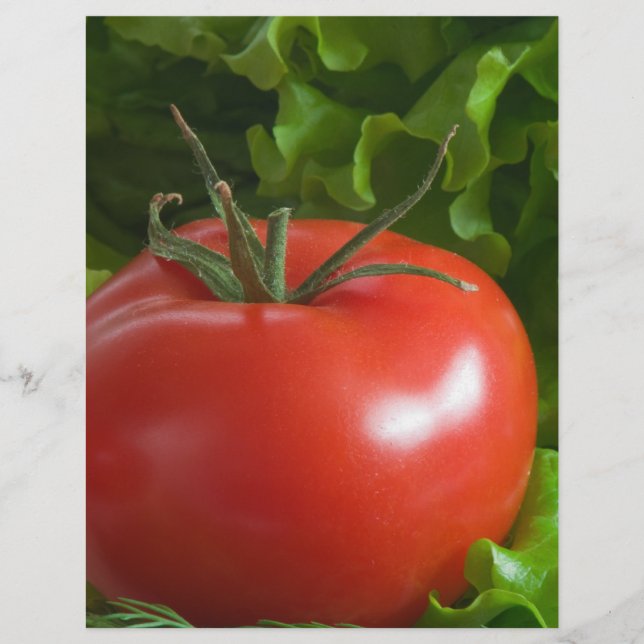 Prospectus 21,6 Cm X 24,94 Cm Tomate (Devant)