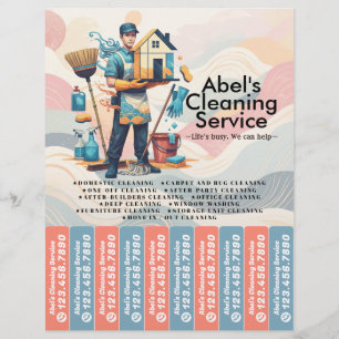 Prospectus 21,6 Cm X 24,94 Cm Tracts à détacher pour le dépliant du service de n