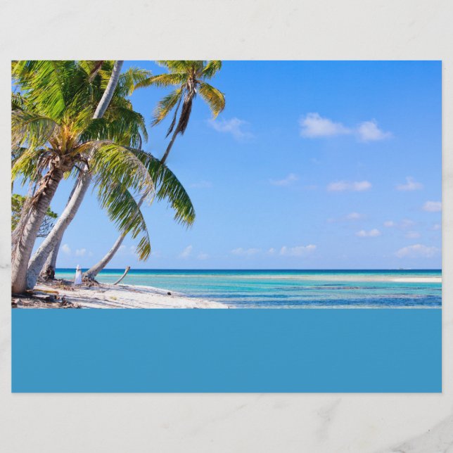 Prospectus 21,6 Cm X 24,94 Cm Tropical coastline (Devant)
