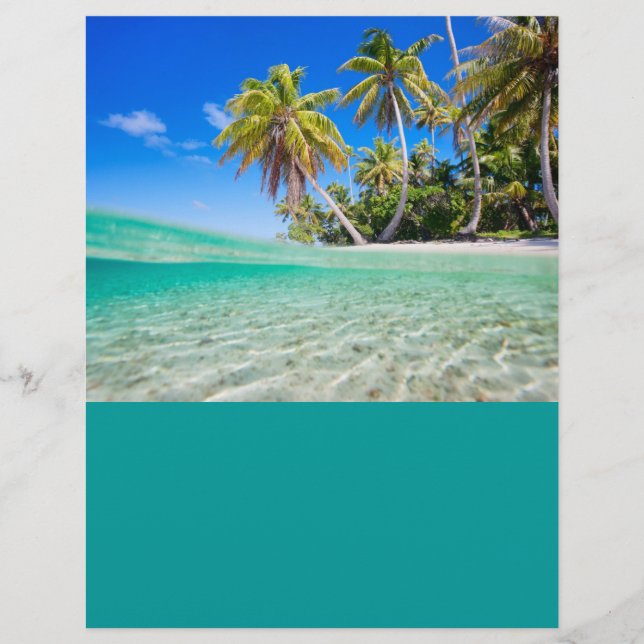 Prospectus 21,6 Cm X 24,94 Cm Tropical coastline (Devant)