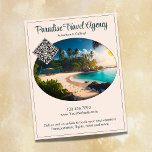 Prospectus 21,6 Cm X 24,94 Cm Tropical Paradise Beach Resort QR Code<br><div class="desc">Créez votre propre prospectus d'entreprise de code QR avec un design d'art numérique tropical paradisiaque. Ce prospectus peut être utilisé seul ou jumelé avec le Carte de visite de code QR du Tropical Paradise Beach Resort. Cette conception fonctionne bien pour les agents de voyage, les courtiers immobiliers, les concessionnaires, les...</div>