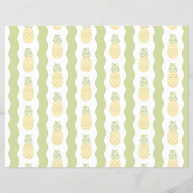 Prospectus 21,6 Cm X 24,94 Cm tropical scrapbooking paper (Dos)