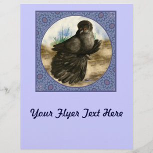 Prospectus 21,6 Cm X 24,94 Cm Trumpeter Pigeon Blue Frame