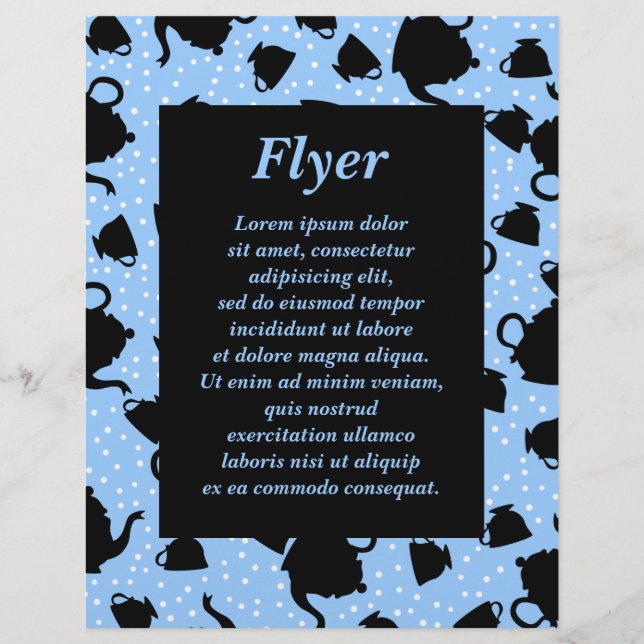 Prospectus 21,6 Cm X 24,94 Cm Tumbling Tea Party (Devant)