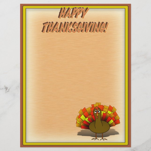 Prospectus 21,6 Cm X 24,94 Cm Turquie Thanksgiving inquiet (Devant)