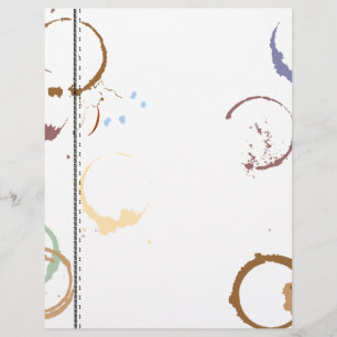 Prospectus 21,6 Cm X 24,94 Cm Type Art Modèle de circulaire à tôle café