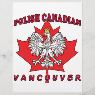 Prospectus 21,6 Cm X 24,94 Cm Vancouver Canadien polonais feuille