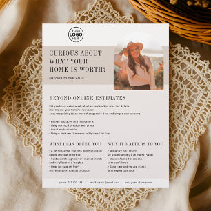 Prospectus 21,6 Cm X 24,94 Cm Véritable Entreprise Maison Valorisation Brown Cir