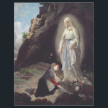 Prospectus 21,6 Cm X 24,94 Cm Vierge Marie de Lourdes<br><div class="desc">Elle est vénérée sous ce titre par l'église catholique romaine en raison de ses apparitions qui se sont produites à Lourdes,  en France. Première apparition du 11 février 1858,  dont Bernadette Soubirous.</div>
