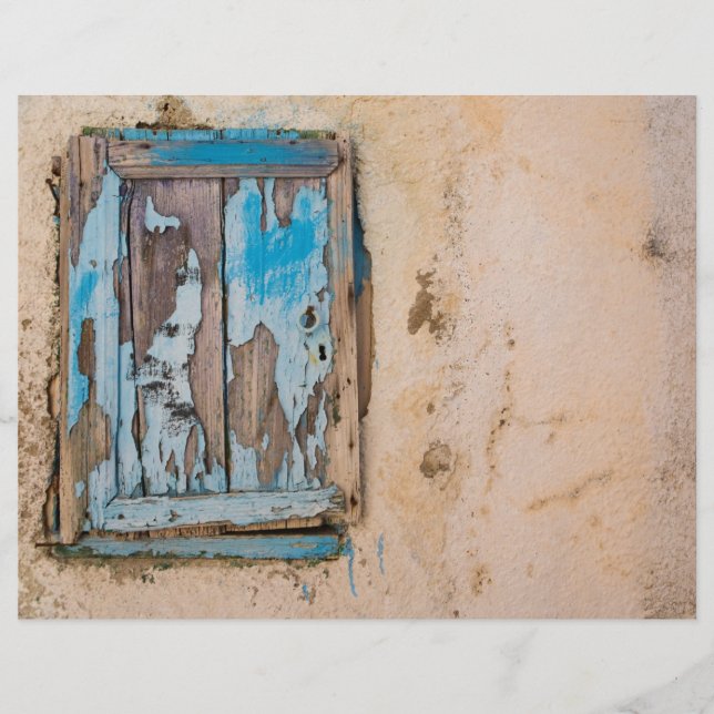Prospectus 21,6 Cm X 24,94 Cm Vieux mur rustique (Devant)