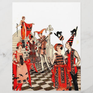 Prospectus 21,6 Cm X 24,94 Cm Vintage fête d'Halloween