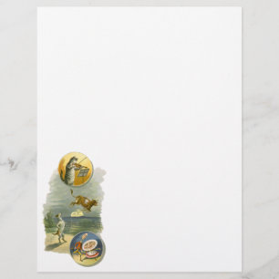 Prospectus 21,6 Cm X 24,94 Cm Vintage Mère Goose Nursery Rhyme Hey Diddle