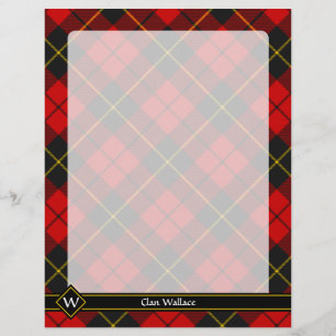 Prospectus 21,6 Cm X 24,94 Cm Volant Clan Wallace Tartan