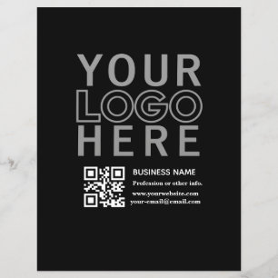 Prospectus 21,6 Cm X 24,94 Cm Votre logo avec code QR et texte modifiables