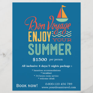 Prospectus 21,6 Cm X 24,94 Cm Voyages d'excursions