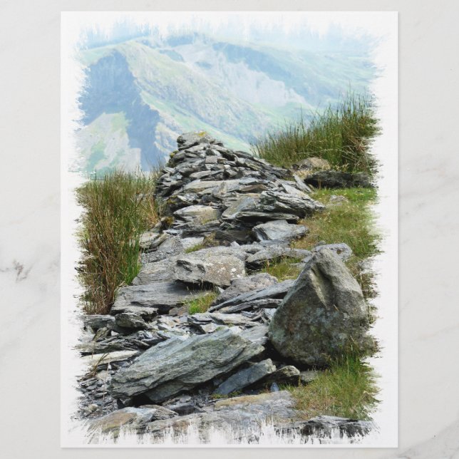 PROSPECTUS 21,6 CM X 24,94 CM VUES DU PAYS DE GALLES (Devant)