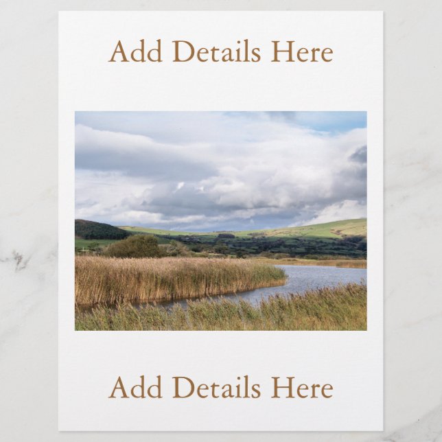 PROSPECTUS 21,6 CM X 24,94 CM VUES DU PAYS DE GALLES (Devant)