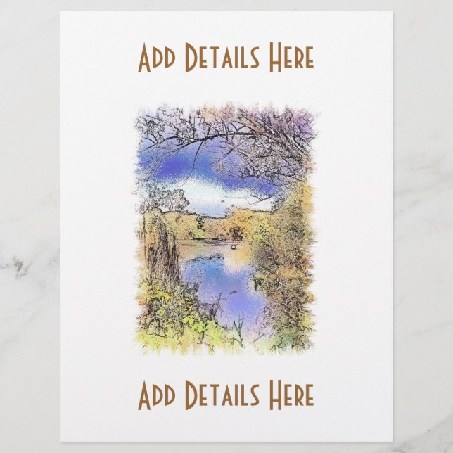 PROSPECTUS 21,6 CM X 24,94 CM VUES SUR L'ANGLETERRE (Devant)