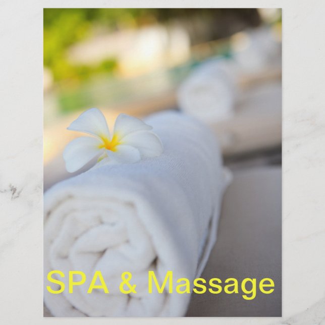 Prospectus 21,6 Cm X 24,94 Cm White Spa (Devant)