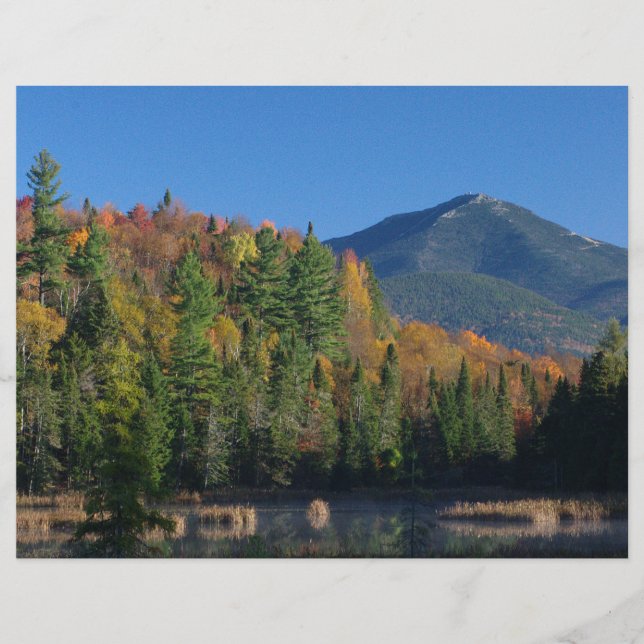 Prospectus 21,6 Cm X 24,94 Cm Whiteface Mountain sur Little Cherrypatch Pond (Devant)