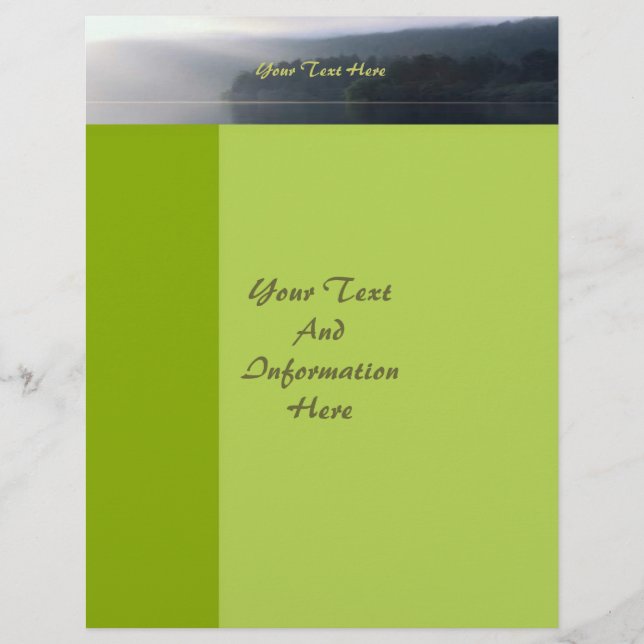Prospectus 21,6 Cm X 24,94 Cm Zen Flyer (Devant)