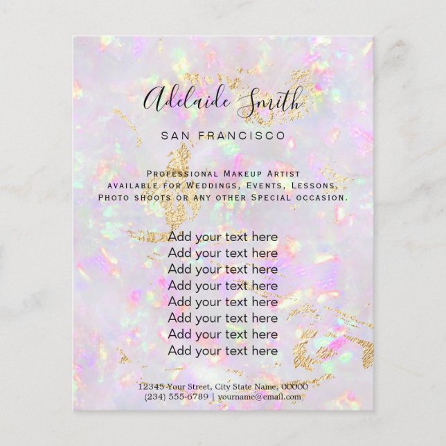 prospectus de conception minérale (Devant)