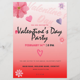 Prospectus feuillets de la Saint-Valentin