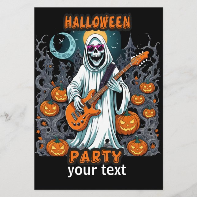 Prospectus flyer de la fête d'halloween (Devant)