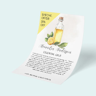 Prospectus Huiles Essentielles Naturelles de Citron Fleur Flo