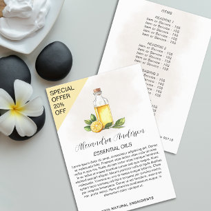 Prospectus Huiles Essentielles Naturelles de Citron Floral Aq