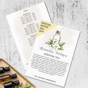 Prospectus Huiles Essentielles Naturelles de Jasmin Fleur Flo