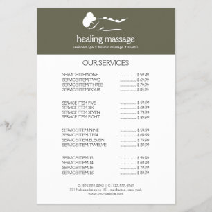 Prospectus SAGE VERT FEMME PIERRE MASSAGE Spa de Jour de Bie