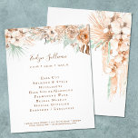 prospectus tropical beige et menthe<br><div class="desc">élégant salon de beauté flyer</div>