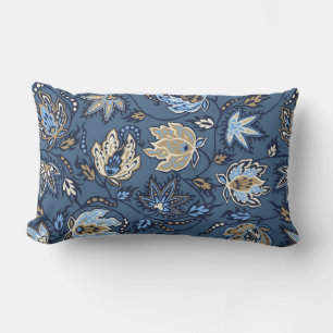 Protea Batik Fleur tropicale Lumbar Coussins