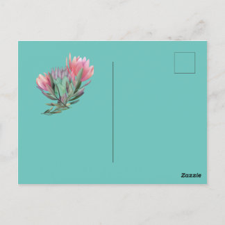 Protea flower invitation