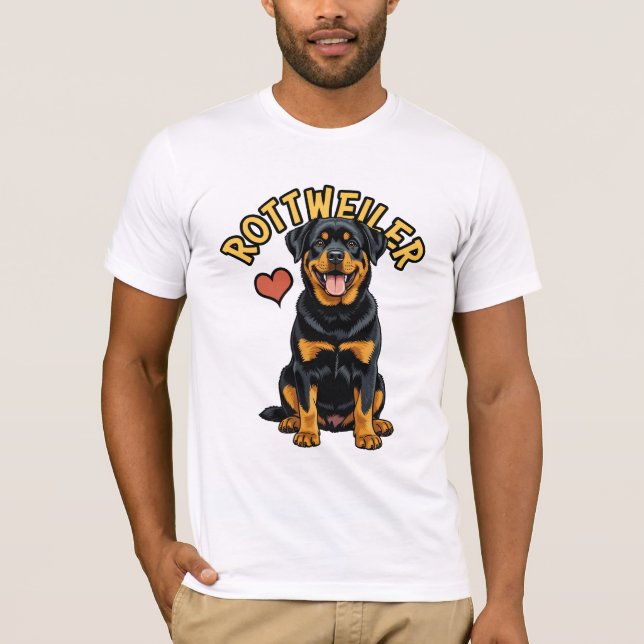 Protecteur de confiance : T-shirt Rottweiler (Devant)