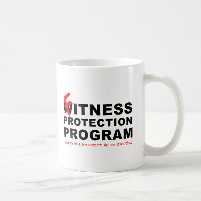 Protection de la condition physique Mug amusant (Droite)