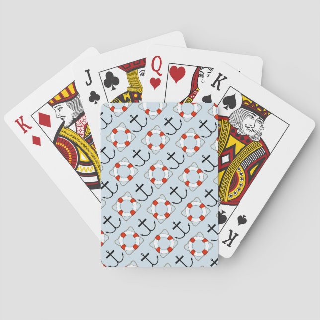 Protection de la vie et cartes de jeu d'Ancres (dos)