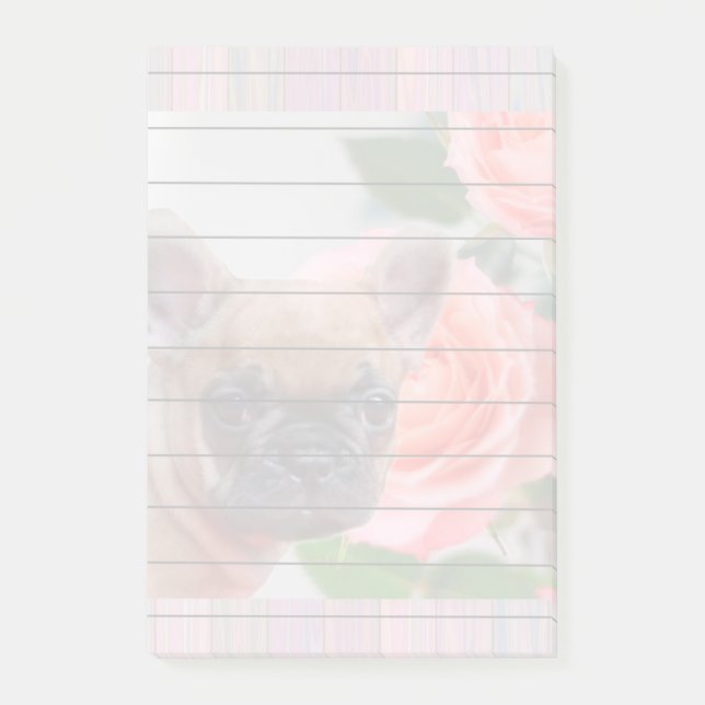 Protection des notes de post-it de bouledogue (Devant)