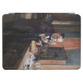 Protection iPad Air Albert Edelfeue - Portrait de Louis Pasteur (Horizontal)